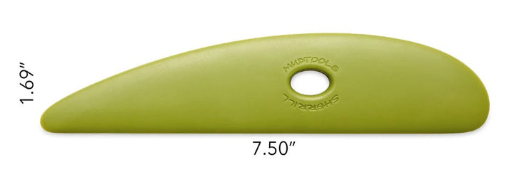 MUDTOOLS POLYMER PLATTER RIB: SMALL
